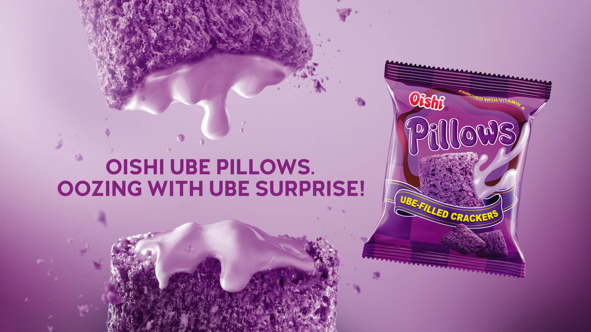 Ube PIllows - Oozing with Ube Surprise!